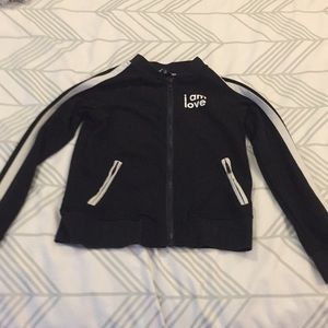 Peace love world girls jacket
